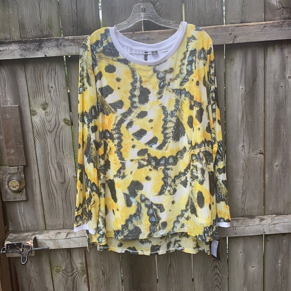 Skyes the limit layered top sz. 2X NWT